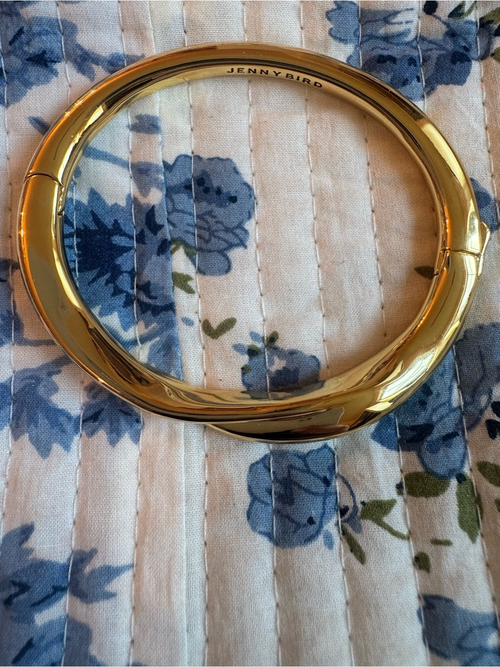 Jenny Bird Gold Twisted Bangle - Picture 4 of 9